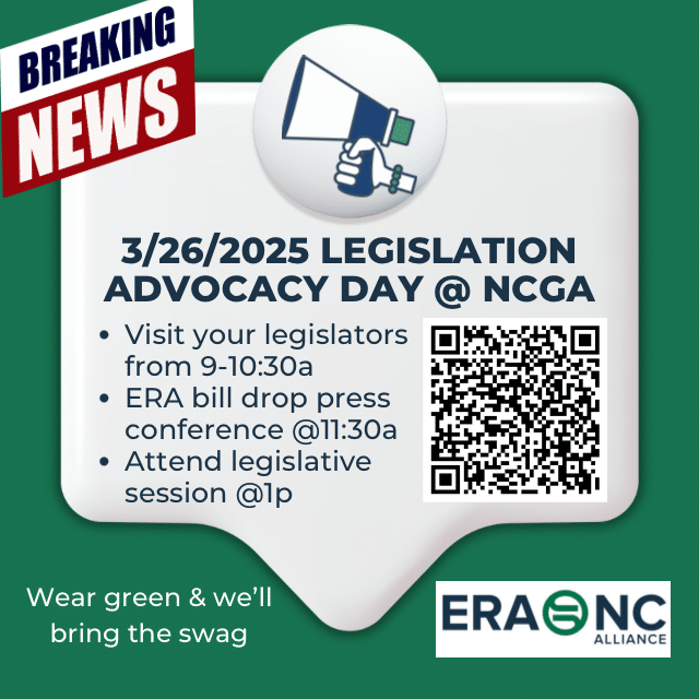 Join us for our Legislation Advocacy Day at the NC General Assembly on March 26th!